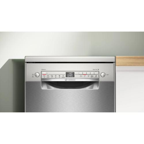Série 4, Lave-vaisselle pose-libre, 45 cm, Acier brossé anti-traces BOSCH SPS4EMI17E - vue 2