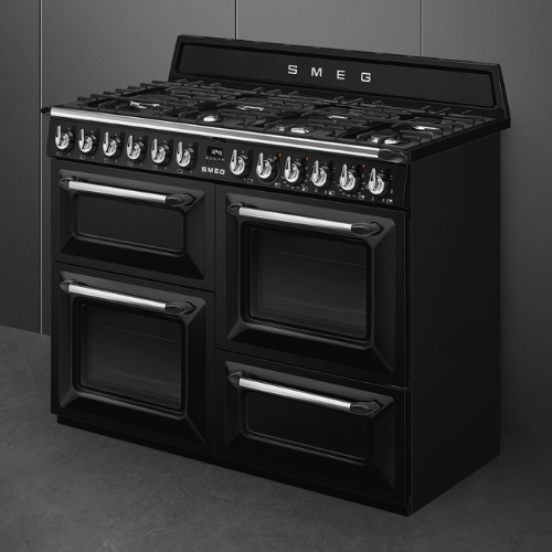 Centre De Cuisson 110 cm Gaz Noir SMEG TR4110BL1(F) - vue 3