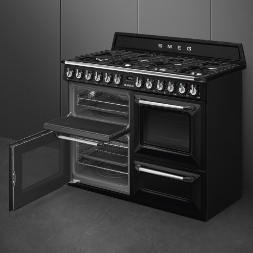 Centre De Cuisson 110 cm Gaz Noir SMEG TR4110BL1(F) - vue 5