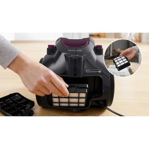 Aspirateur sans sac GS05 Cleann'n violet BOSCH BGC05AAA1(F) - vue 2