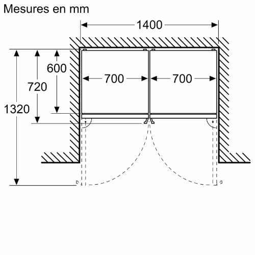 Série 4, Réfrigérateur combiné pose-libre, 203 x 70 cm, Inox BOSCH KGN49AIBT - vue 10