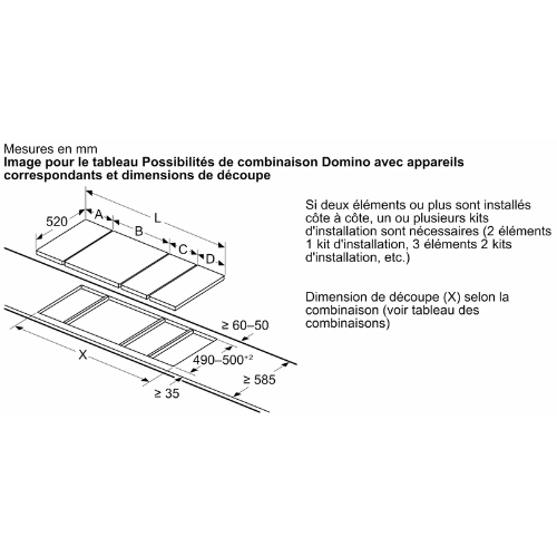 Domino induction 2 foyers 30cm SIEMENS EH375FBB1E - vue 10
