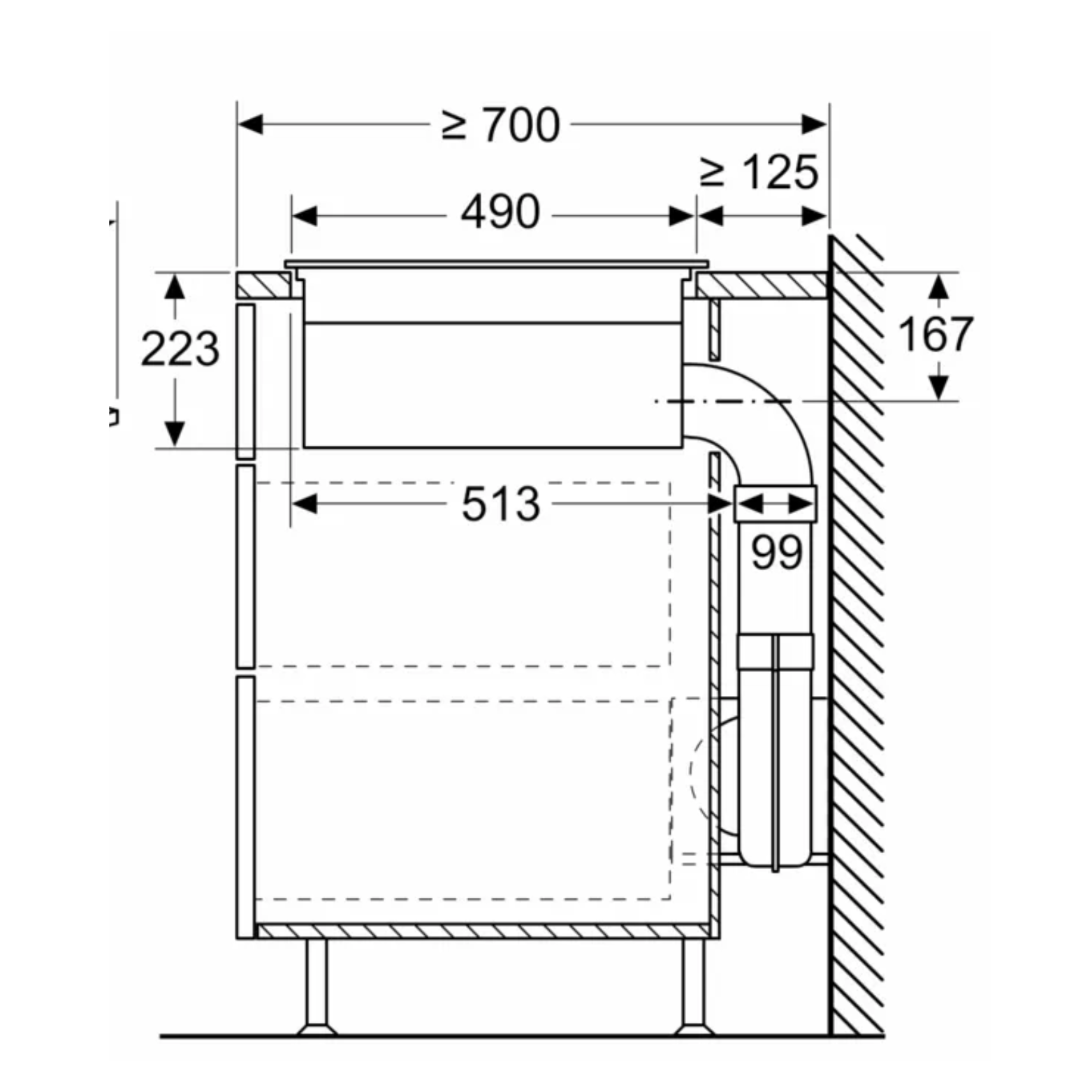 Série 6, Table induction aspirante, 80 cm, sans cadre BOSCH PVQ811H26E - vue 12