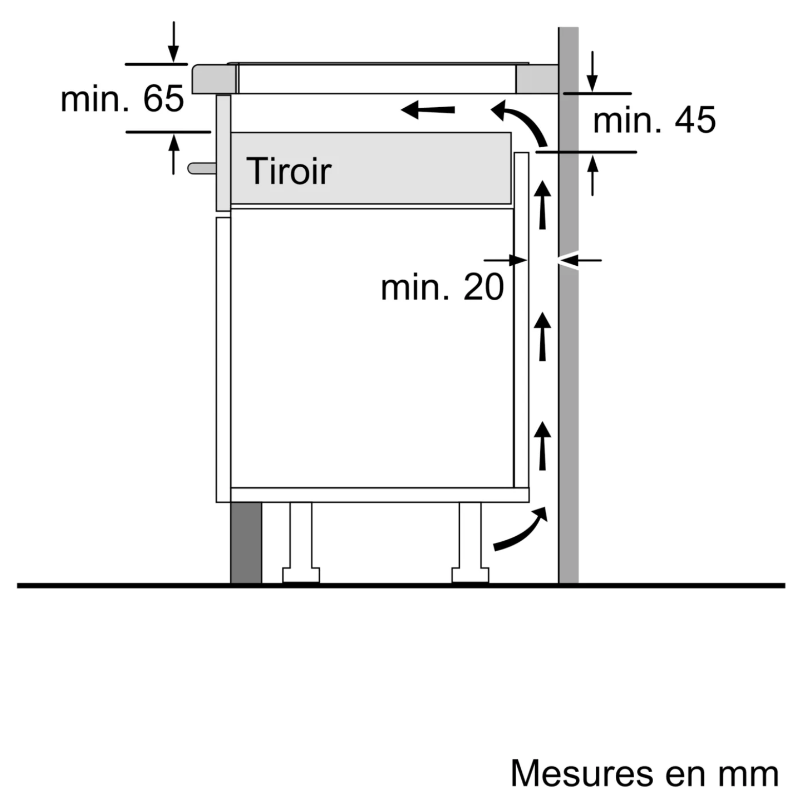 N 90, Table à induction, 80 cm, Noir, avec cadre NEFF T68TTV4L0 - vue 10