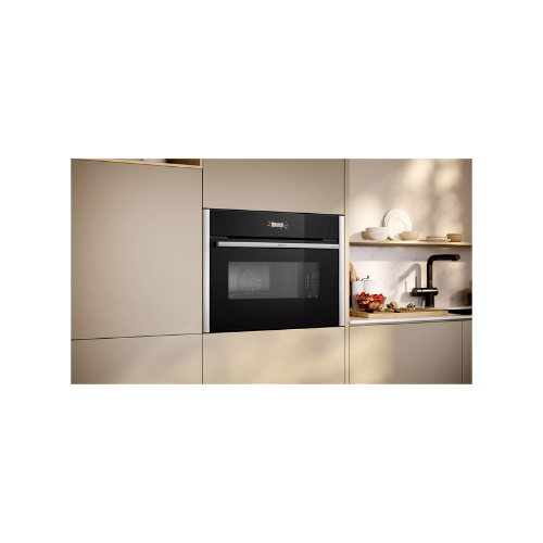 N 70, Four intégrable compact avec fonction micro-ondes, 60 x 45 cm, Inox NEFF C24MR21N0 - vue 10