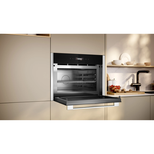 N 70, Micro-ondes intégrable, 60 x 45 cm, Inox NEFF C24GR3XN1 - vue 2