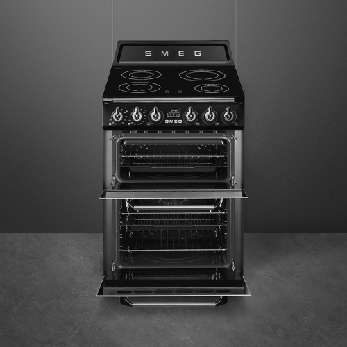 Centre De Cuisson 60 cm Induction Noir SMEG Victoria TR62IBL2(F) - vue 2