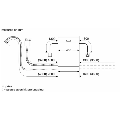 Série 4, Lave-vaisselle pose-libre, 45 cm, Acier brossé anti-traces BOSCH SPS4EMI61E - vue 8