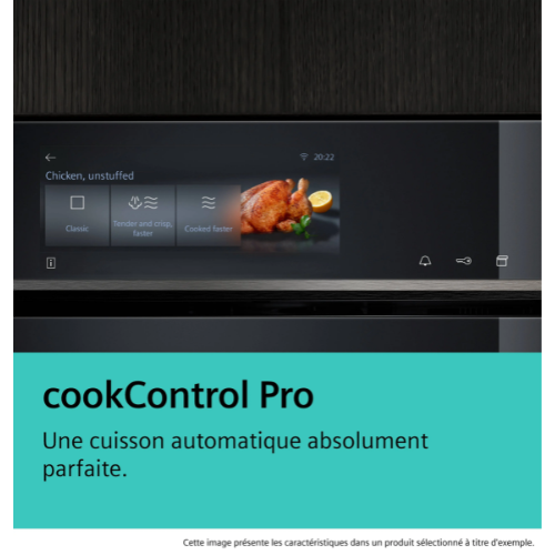 iQ700, Four intégrable avec fonction micro-ondes, 60 x 60 cm, Noir SIEMENS HM776GKB1F - vue 10