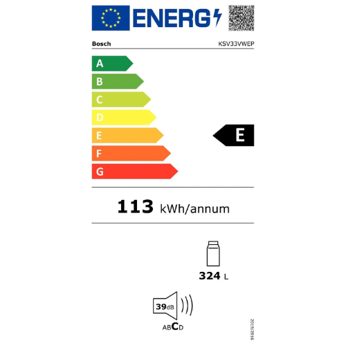 Réfrigérateur 1 Porte pose libre BOSCH KSV33VWEP - vue 6