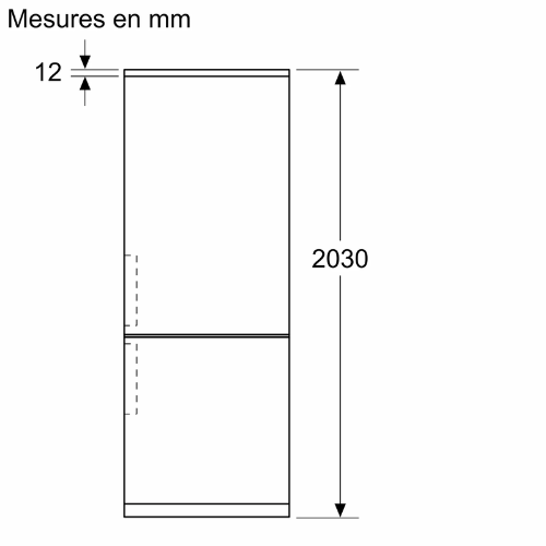 Série 6, Réfrigérateur combiné pose-libre, 203 x 60 cm, Inox BOSCH KGN39AIBT - vue 11