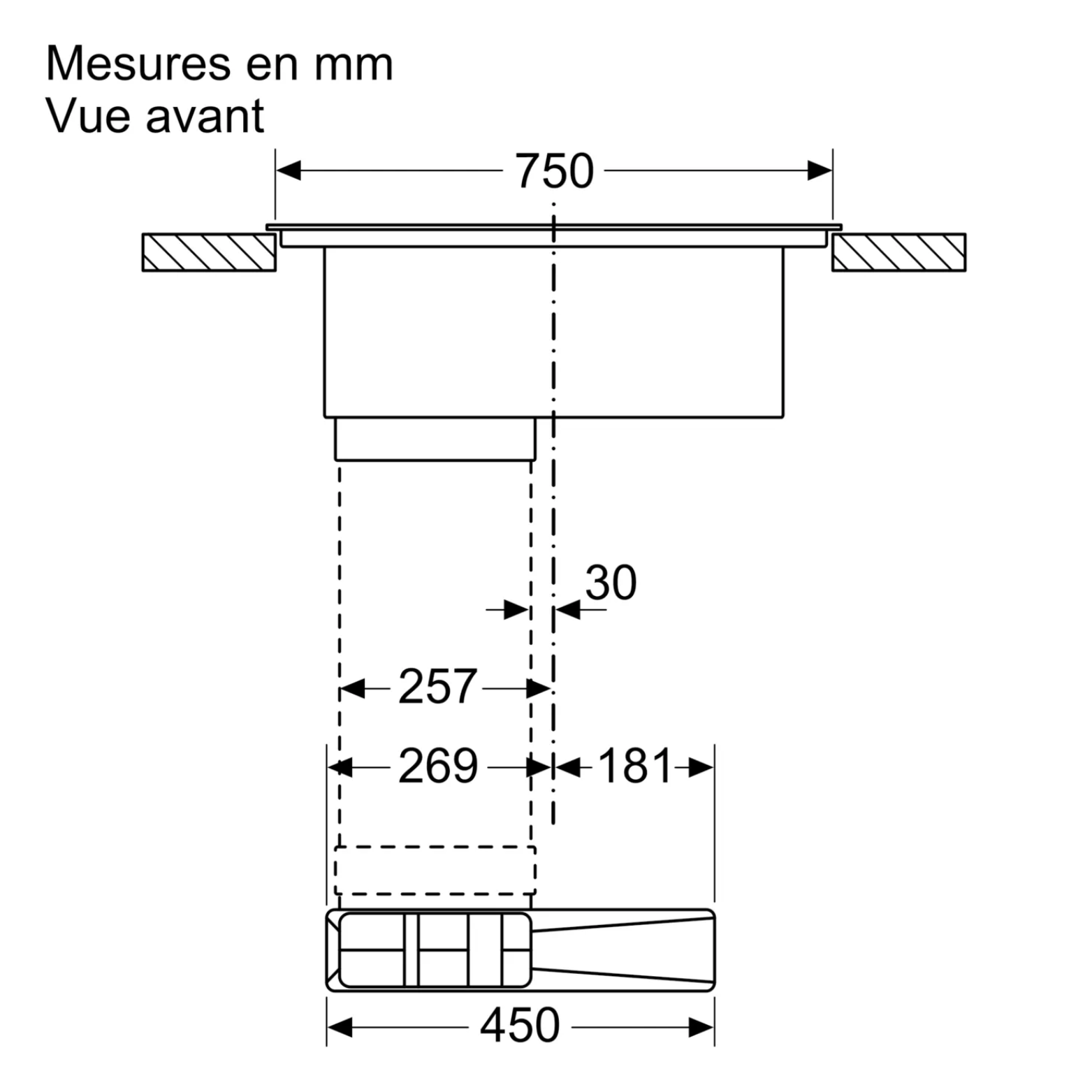 Série 6, Table induction aspirante, 80 cm, sans cadre BOSCH PVQ811H26E - vue 13