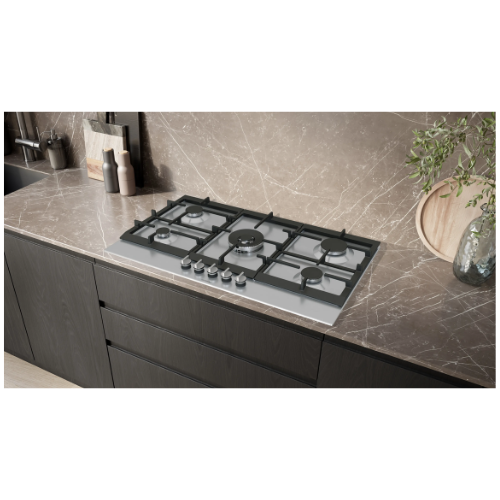 iQ500, Table gaz, 90 cm, Inox SIEMENS EC9A5RI90 - vue 4