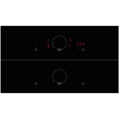 N 70, Table à induction, 60 cm, Noir, sans cadre NEFF T56FHS1L0 - vue 2