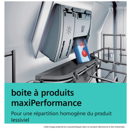 iQ300, Lave-vaisselle encastrable avec bandeau, 60 cm, Acier brossé SIEMENS SN53HS01CE - vue 6