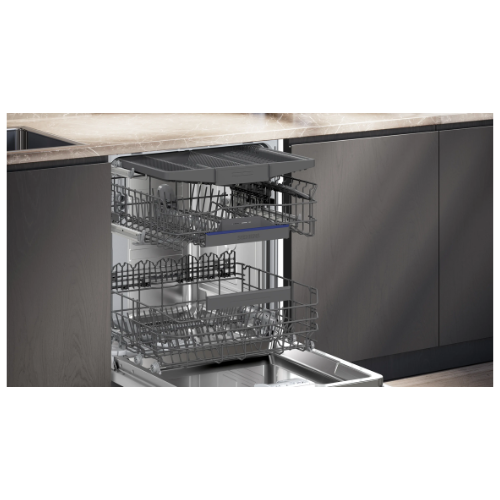 iQ300, Lave-vaisselle encastrable avec bandeau, 60 cm, Acier brossé SIEMENS SN53HS01CE - vue 7