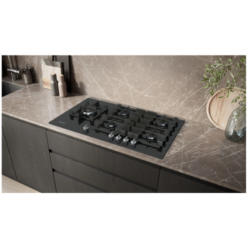 iQ500, Table gaz, 90 cm, Verre trempé, Noir SIEMENS EP9A6MI40 - vue 3