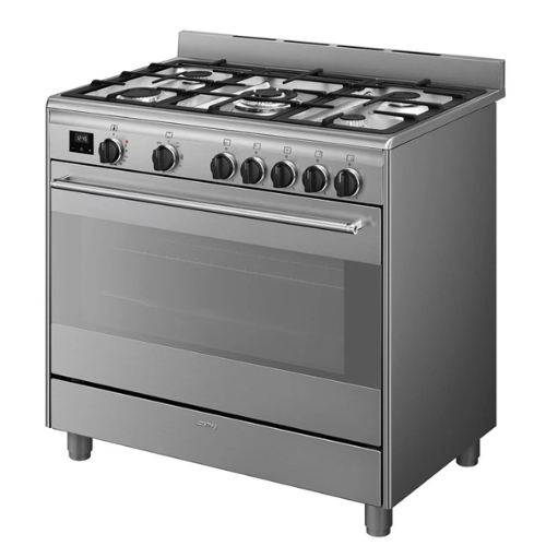 Centre De Cuisson 90 cm Gaz Inox SMEG Classica BG91PX2(F) - vue 2