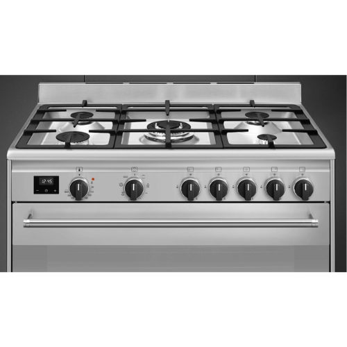 Centre De Cuisson 90 cm Gaz Inox SMEG Classica BG91PX2(F) - vue 3