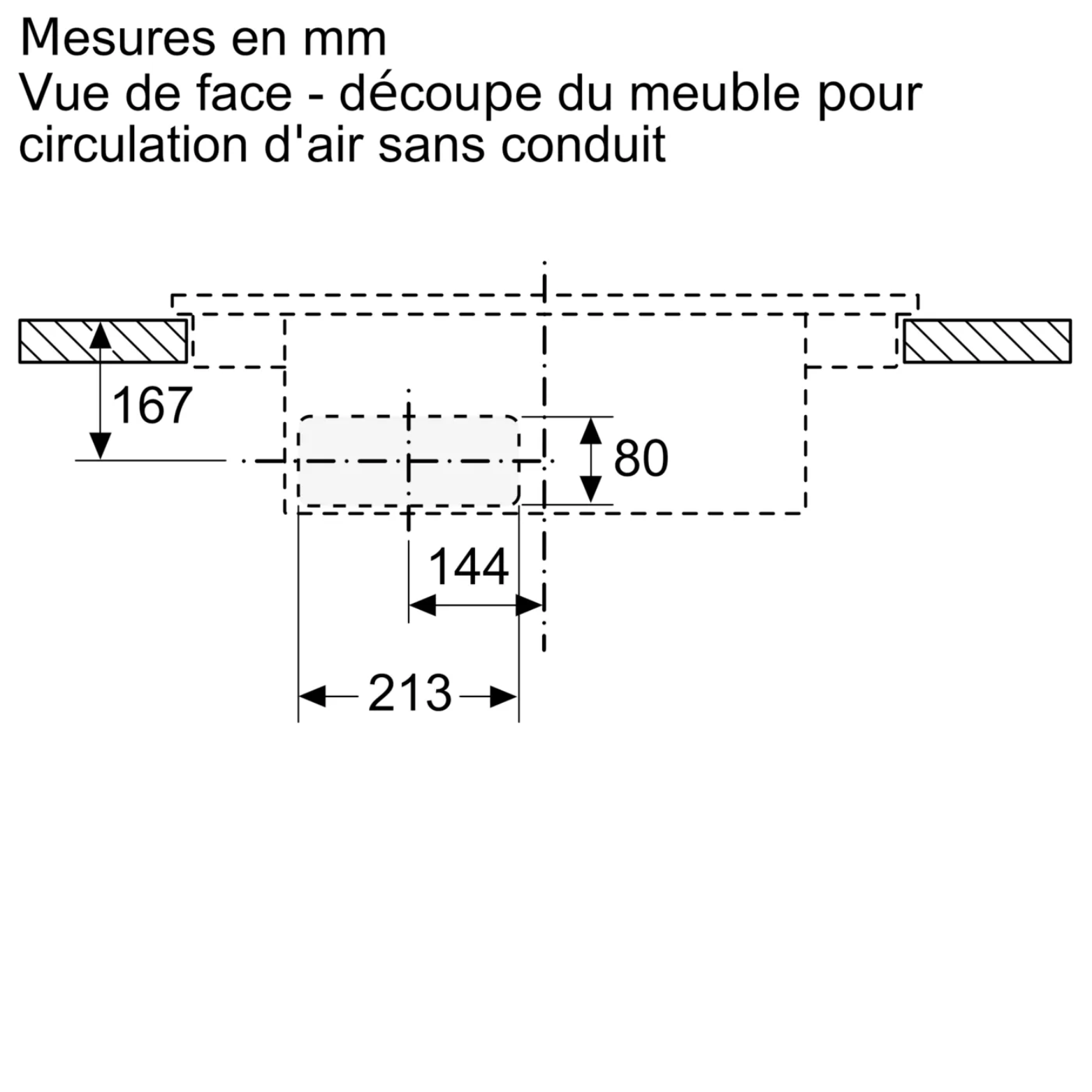 N 70, Table induction aspirante, 70 cm, avec cadre NEFFD V57THQ4L0 - vue 13