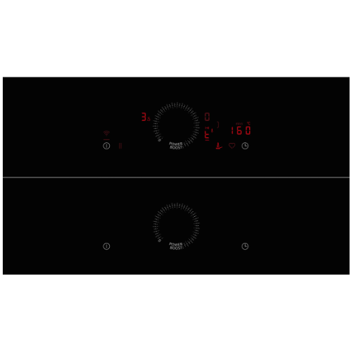 N 70, Table à induction, 60 cm, Noir, sans cadre NEFF T66FHC4L0 - vue 2