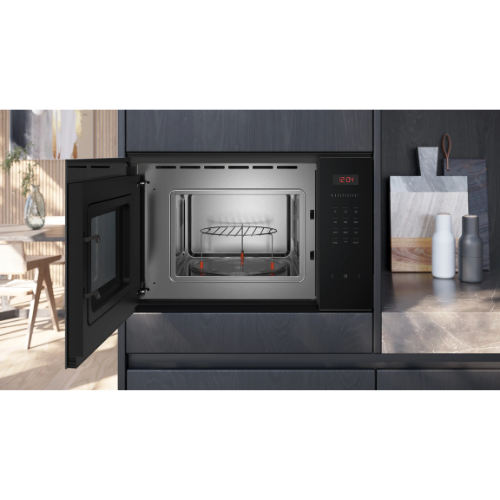 iQ300, Micro-ondes intégrable, Noir SIEMENS BE523LMB1 - vue 3