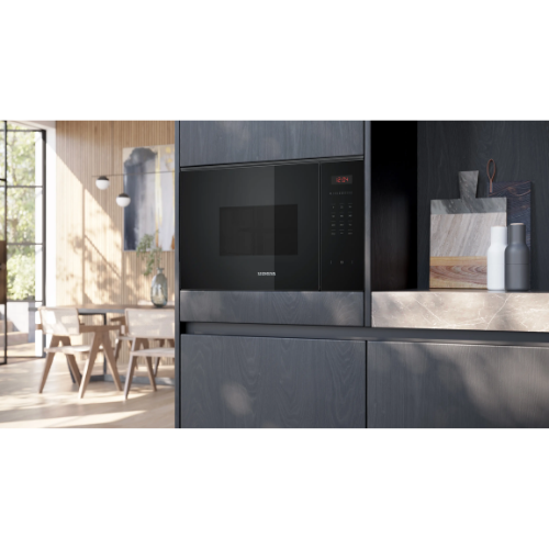 iQ300, Micro-ondes intégrable, Noir SIEMENS BE523LMB1 - vue 4