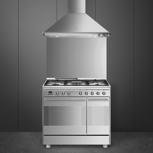 Centre De Cuisson 90 cm Gaz Inox SMEG SCB92PX8(F) - vue 2
