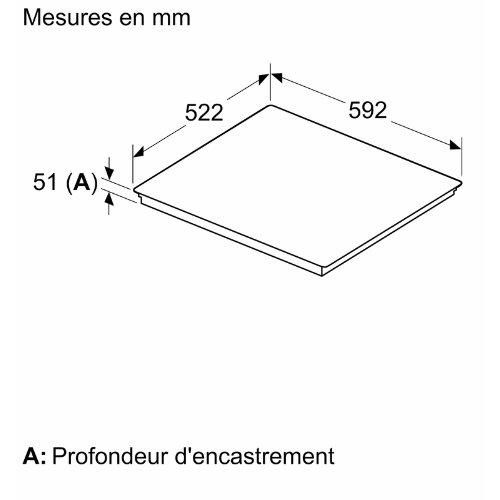 iQ500, Table à induction, 60 cm, Noir, sans cadre SIEMENS ED651HSB1E - vue 6
