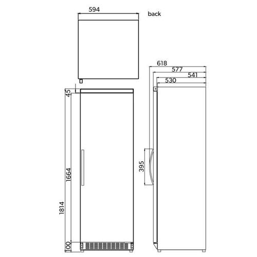 Armoire à vin Dometic ST198D - vue 3