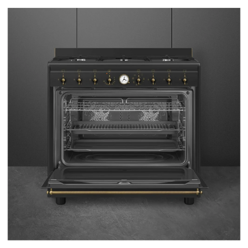 Centre de Cuisson mixte Anthracite SMEG CO96GMA9