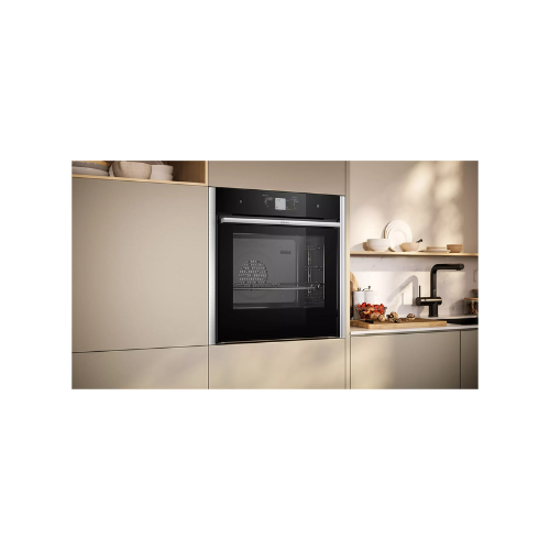 N 90, Four intégrable avec fonction vapeur, 60 x 60 cm, Inox NEFF B64VT73N0 - vue 12