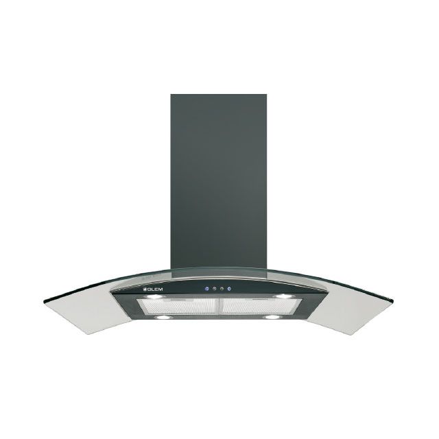Hotte Îlot Soft 90 CM GLEM GHI9100BK - vue 1
