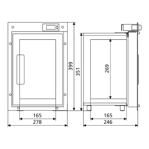 Armoire chauffante Dometic MH07 - vue 2
