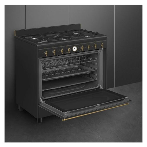 Centre de Cuisson mixte Anthracite SMEG CO96GMA9 - vue 5
