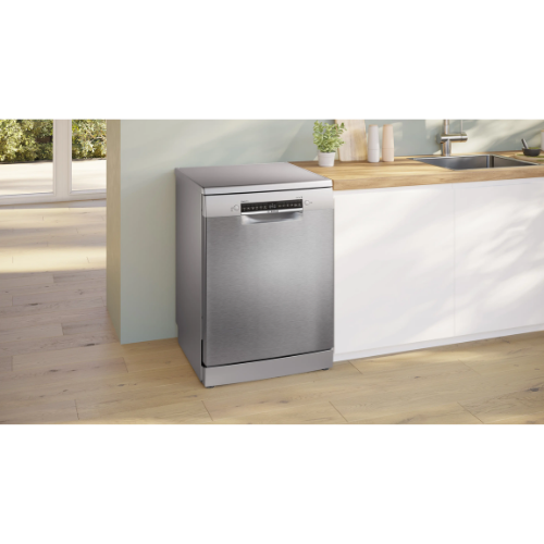 Série 4, Lave-vaisselle pose-libre, 60 cm, Acier brossé anti-traces BOSCH SMS4ECI26E - vue 2
