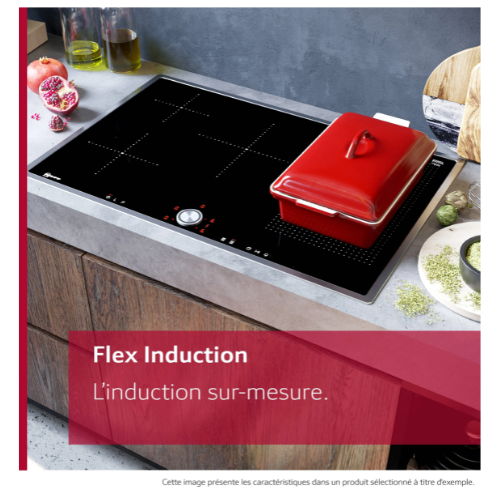 N 90, Table à induction, 60 cm, Noir, sans cadre NEFF T66FTX4L0 - vue 4
