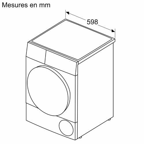 Série 4, Sèche-linge à condensation, 8 kg BOSCH WTN83209FR - vue 14