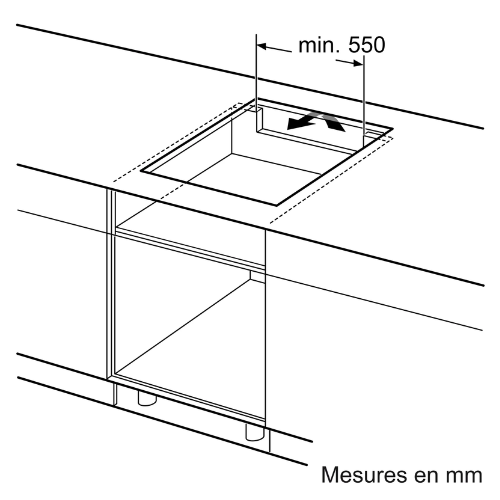 iQ500, Table à induction, 70 cm, Noir, sans cadre ED751HSB1E - vue 6