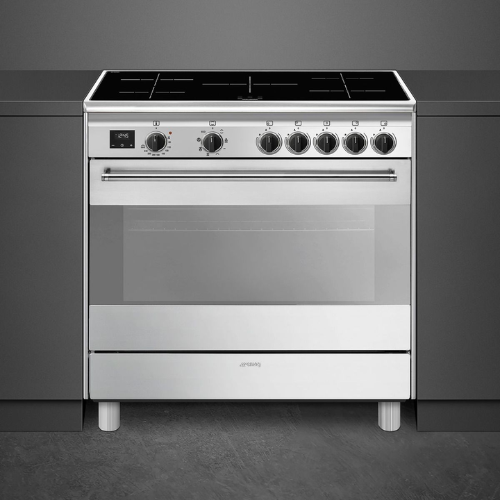 Centre De Cuisson 90 cm Induction Inox SMEG Classica BG91IX2(F) - vue 2