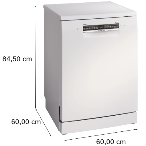 Série 4, Lave-vaisselle pose-libre, 60 cm, Blanc BOSCH SMS4EMW01F - vue 4