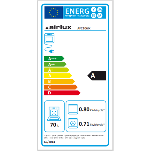 Four multifonction catalyse Inox AIRLUX AFC106IX - vue 3