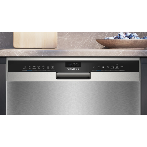 iQ300, Lave-vaisselle sous plan, 60 cm, Acier brossé anti-traces SIEMENS SN43HI01MS - vue 3
