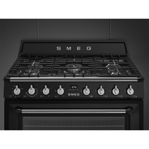 Centre De Cuisson 90 cm Gaz Noir SMEG Victoria TR90BL2(F) - vue 5