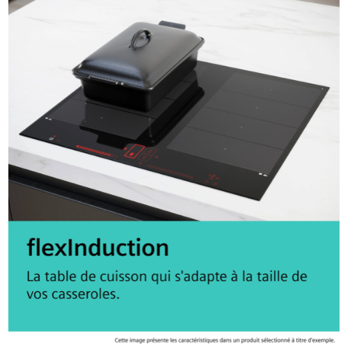 iQ700, Table à induction, 60 cm, Noir, sans cadre SIEMENS EX651HXC1E - vue 5
