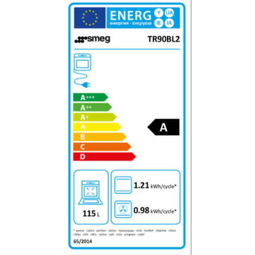 Centre De Cuisson 90 cm Gaz Noir SMEG Victoria TR90BL2(F) - vue 8