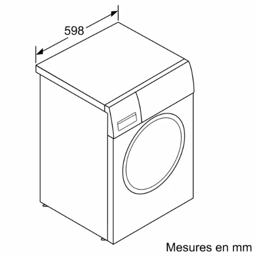 Série 2, Lave-linge front, 7 kg, 1200 trs/min BOSCH WGE02201FR - vue 9