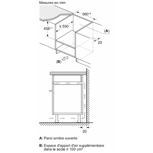 Micro-ondes Encastrable 45 cm Bosch CMA583MS0 - vue 6