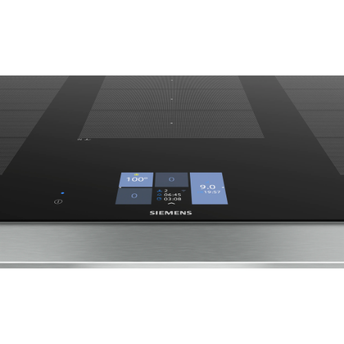 Table de Cuisson Vitrocéramique Noir 90 cm Siemens EX975KXW1E - vue 4
