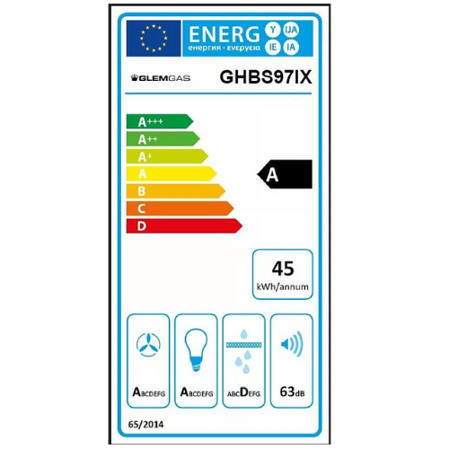 Hotte Murale Box 90 CM GLEM GHBS97IX - vue 9